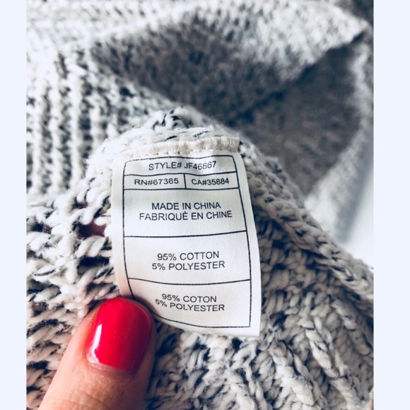 Jack by B.B. Dakota Gray Cowl Neck Sweater XS - Picture 3 of 5